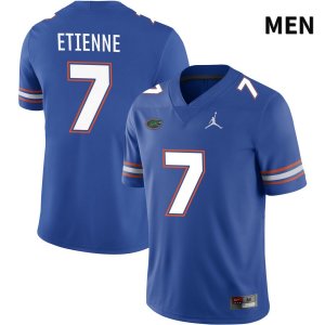 Men's Florida Gators #7 Trevor Etienne NCAA Jordan Brand Royal NIL 2022 Authentic Stitched College Football Jersey VQI7762MJ